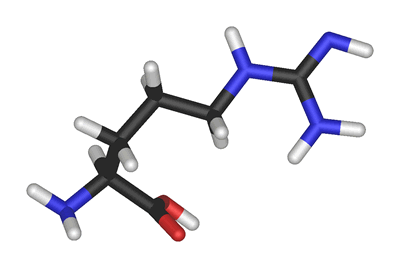 Modelo molecular da Arginina