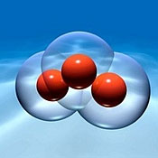 Molécula de Ozono